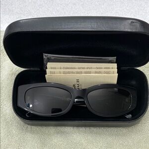 Coach Black Sunglasses with Case Authentic